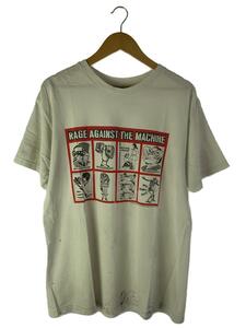 90s/GIANT/穴有RAGE AGAINST THE MACHINE/90s/GIANT/Tシャツ/L/ホワイト