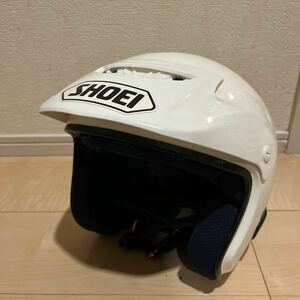 SHOEI ショウエイ ヘルメット ジェットヘルメット TR3 ホワイト Lサイズ