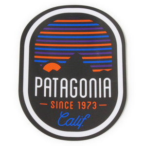 パタゴニア ステッカー ヴェスパー PATAGONIA STICKER VESPER FITZROY California CA Calif フィッツロイ カリフォルニア シール デコ 新品