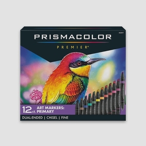 送料無料★Prismacolor　Premier両端アートマーカー 12-Count (マルチカラー)