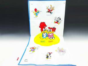 ◆(MK) ウッディー・ウッドペッカー WOODY WOODPECKER レジャーシート 約137.5×137.5㎝ 住友生命 記念品 キャラクター 昭和レトロ雑貨