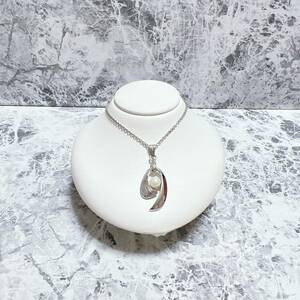 ネックレス　silver　シルバー 　パール　真珠　デザイン　ヴィンテージ　アンティーク　EL-1456