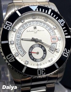 新品 Salvatore Marra サルバトーレマーラ 腕時計 正規品 クオーツ 5気圧防水 カレンダー スモールセコンド ステンレス メンズ プレゼント