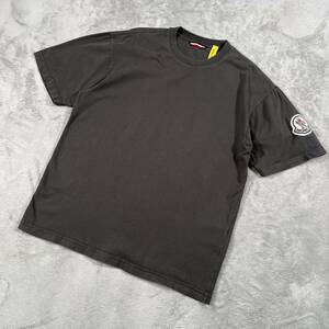 1円〜　美品　MONCLER モンクレール　マグリア　半袖Tシャツ　カーキ　Sサイズ　7320