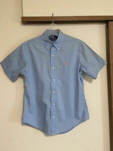 ポロラルフローレン POLO RALPH LAUREN 半袖ボタンダウンシャツ　Sサイズ　カスタムフィットCUSTOM FIT