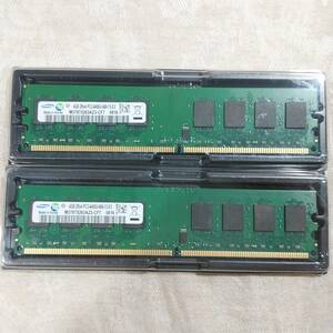 新品未使用 サムスン SAMSUNG DDR2-800MHz 4GBx2 計8GBメモリ　2R×4 PC2-6400U 240PIN 片面8チップ AMD用 送料無料