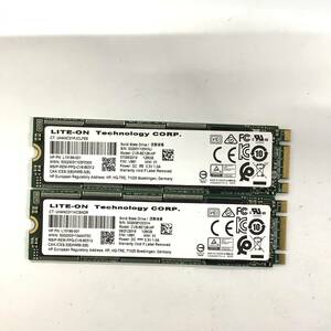 S60513171 LITEON SATA M.2 128GB SSD 2点 【中古動作品】