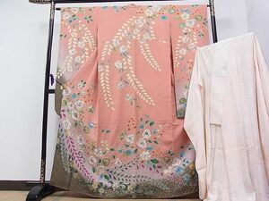 平和屋1■豪華振袖・長襦袢セット　辻が花　絞り　暈し染め　逸品　CAAC2197hy