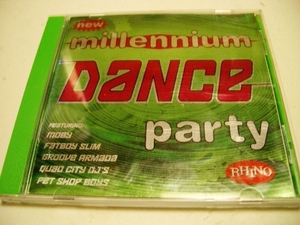 US盤 New Millennium Dance Party/Moby,Fatboy Slim,Pet Shop Boys,BT,Snap,Us3,Delerium等