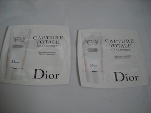 Dior カプチュール　トータル　セル　ENGY クレンザー 洗顔料　3ml×2個