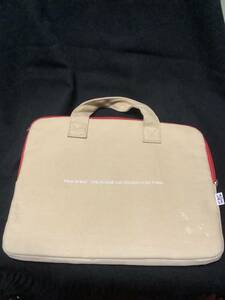  Pack in bag type pc case size 350×260っもno 179043ビジネス 持ち手ノートPCも入る帆布　送料520円