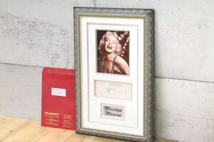 GMDH166○ Marilyn Monroe / マリリン・モンロー Autograph 直筆サイン入り小切手 激レア 1961年 保証書 / 鑑定書付き