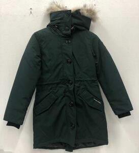 CANADA GOOSE カナダグース ダウンジャケット ROSSCLAIR PARKA FUSION FIT サイズ S 2580L 緑