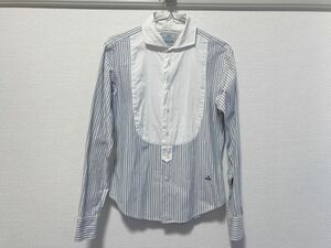 VIVIAN WESTWOOD ヴィヴィアンウエストウッド カッタウェイストライプシャツ 44 美品