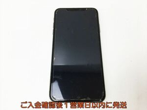 【1円】Apple iPhone X 未検品ジャンク アップル アイフォン ブラック J05-1032rm/F3