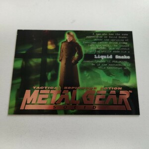 METAL GEAR SOLID メタルギアソリッド トレーディングカード　リキッド・スネーク