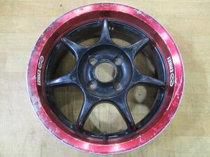 ENKEI Racing エンケイ ホイール 1本 4H-100 15インチ 6.5J+45 シビック インテグラ ヴィッツ デミオ フィット スイフト パルサー マーチ