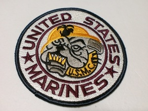 ***アメリカ軍 米軍 海兵隊 UNITED STATES MARINE USMC 軍用 ミリタリー パッチ刺繍 ワッペン 徽章　(レプリカ 複製) 