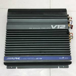 ALPINE 2チャンネル パワーアンプ MRV-T500 2/1 CHANNEL POWER AMPLIFOER アルパイン 動作未確認 240228