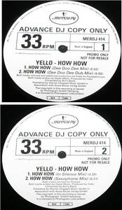 Yello イエロー How How UK盤12インチX2 Fluke Plutone PRO