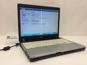 Ｒジャンク/ FUJITSU FMVNP5NE LIFEBOOK P771/D Intel Core i5-2520M メモリ4.1GB HDD250.05GB 【G02256】