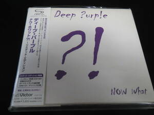 帯付き！限定盤！ディープ・パープル/ナウ・ホアット？！Deep Purple - Now What?! 国内盤デジパックSHM-CD+DVD（VIZP-116, 2013）