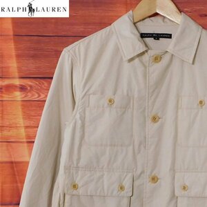 RL ラルフローレンRALPH LAUREN■中綿入り ジャケット /インパクト21■9■アイボリー系 ※NK3523205