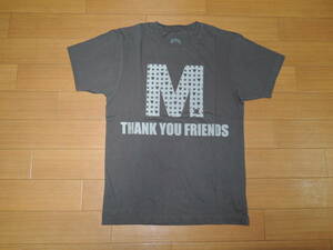 新品 M エム × HTC Mロゴ Tシャツ S カットソー TMT / LOGO カットソー THANK YOU FRIENDS ハリウッドトレーディングカンパニー