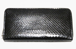 Hender Scheme パイソンロングジップパース 展示劣化B品 定価61,600円 革財布 python long zip purse ウォレット レザー エンダースキーマ