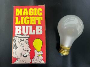 【G491】MAGIC LIGHT BULB　魔法の電球　ギミック　マジック　マニュアル　レクチャー　トリック　手品