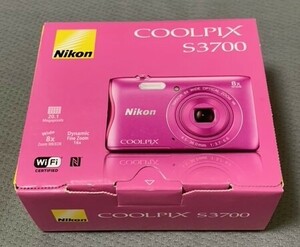 ニコン　クールピクス　S3700　Nikon　COOLPIX　ピンク　箱有り