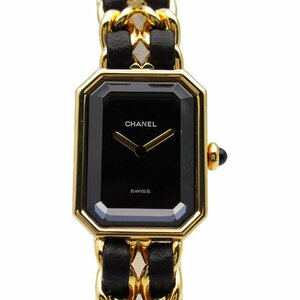 シャネル プルミエールL ブランドオフ CHANEL GP（ゴールドメッキ） 腕時計 GP/革 中古 レディース