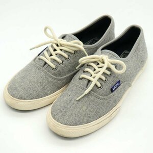 バンズ スニーカー オーセンティック フェルト V44W FLT ローカット シューズ 靴 レディース 22.5cmサイズ グレー VANS