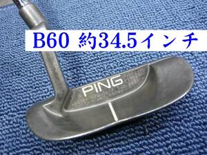 [Pi24]PING　ピン　B60　KARSTEN MFG CORP BOX9990　PHOENIX　ARIZ　85068 U.S.A　約34.5インチ　（パター同梱可能）