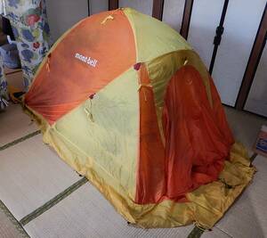 即決 モンベル ジュピタードーム 2型　1122236　積雪時冬山登山用テント　外張り付き　1～2人用　グランドシート付