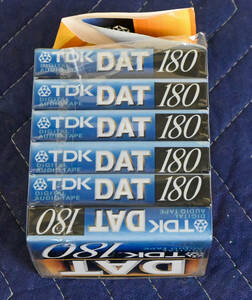 TDK DAT 180 テープ 10本パック中6本未使用 長期保管品