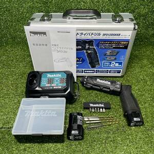 ☆新品未使用 makita 7.2V 充電式ペンドライバドリル DF012DSHXB/1.5Ahバッテリー2個/充電器/ビット×6本/ドリル×4本/ケース付 h0428-2-8b