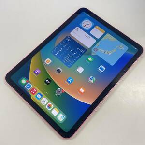 docomo アップル iPad 第10世代 WiFi+Cellular 64GB A2757 MQ6M3J/A ピンク SIMロック解除済