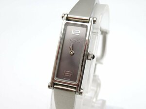 1円◆稼働◆ グッチ 1500L シルバー クオーツ レディース 腕時計 N12504