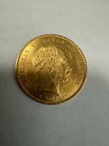 1873年　デンマーク20クローネ金貨　フランクリンミント