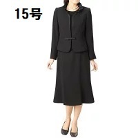 【送料無料】日本製 レディース 喪服 礼服 ブラックフォーマル ワンピース　アンサンブル　セット　スーツ 3054-15