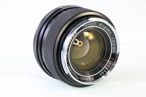 トプコン TOPCON RE AUTO Topcor 58mm F1.8★ブラック★AAA704