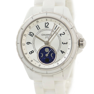 【3年保証】 シャネル J12 ファーズ ドゥ リュヌ H3404 アラビア ムーンフェイズ アベンチュリン 自動巻き メンズ 腕時計