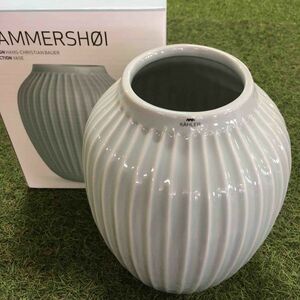 GX2324 KAHLER ケーラー HAMMERSHOI ハンマースホイ 15388 花瓶 255mm ミント 陶器 北欧 インテリア 雑貨 未使用 保管品 花瓶