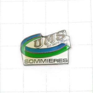 DKG★ PINS ピンズ ピンバッチ ピンバッジ ピンバッヂ フランス　P1279　OMS OFFICE MUNICIPAL DES SPORTS SOMMIERES ソミエール スポーツ