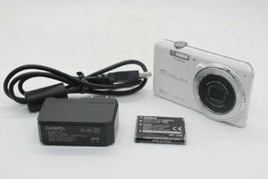 【美品 返品保証】 カシオ Casio Exilim EX-ZS26 ホワイト 6x バッテリー付き コンパクトデジタルカメラ s8849