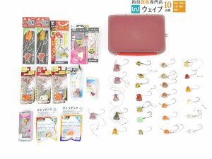 ダイワ 紅牙 遊動テンヤ プラス TG SS 5号/19g ・ ジャッカル ビンビンテンヤ 鯛夢 15号 等計39個