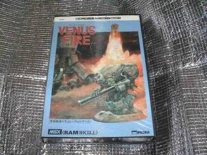 ◆即決◆MSX　VENUS FIRE(箱説あり)(ビクター音楽産業)