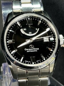 国内正規モデル 美品 ORIENTSTAR オリエントスター 機械式時計 自動巻き 手巻き 腕時計 セミスケルトン コンテンポラリー RK-AU0004B