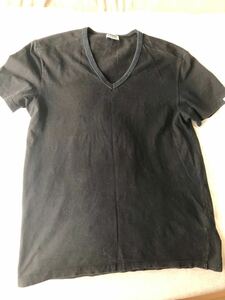 【ドルチェ&ガッパーナ】Vネック Tシャツ サイズEU M USA S ブラック 黒 アンダーウェア D&G